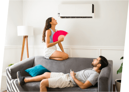 Couple cooling themselves